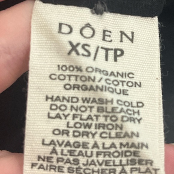 Doen hettie top in black - Picture 3 of 4